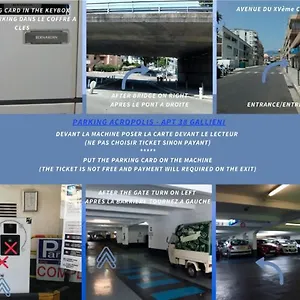 Wavebnb Confort, Central, Parking Nice